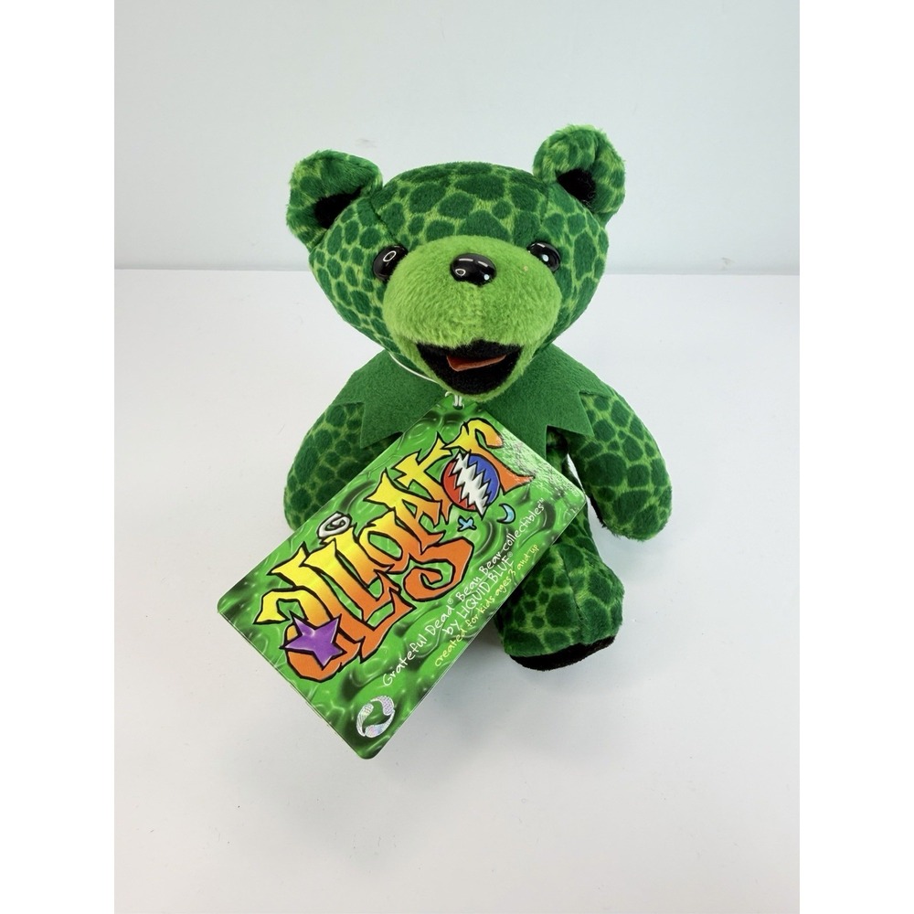 Alligator 7" Grateful Dead Bean Bear With Tag Series 5 Liquid Blue